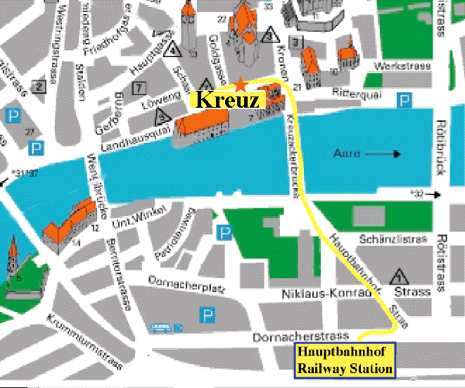 [Grafik] Stadtplan Solothurn